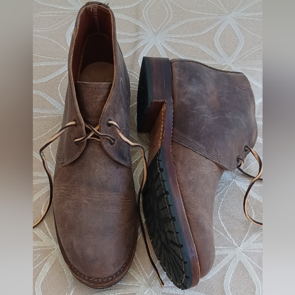 Red Wing Shoes Brown Leather Men's Chukka Boots